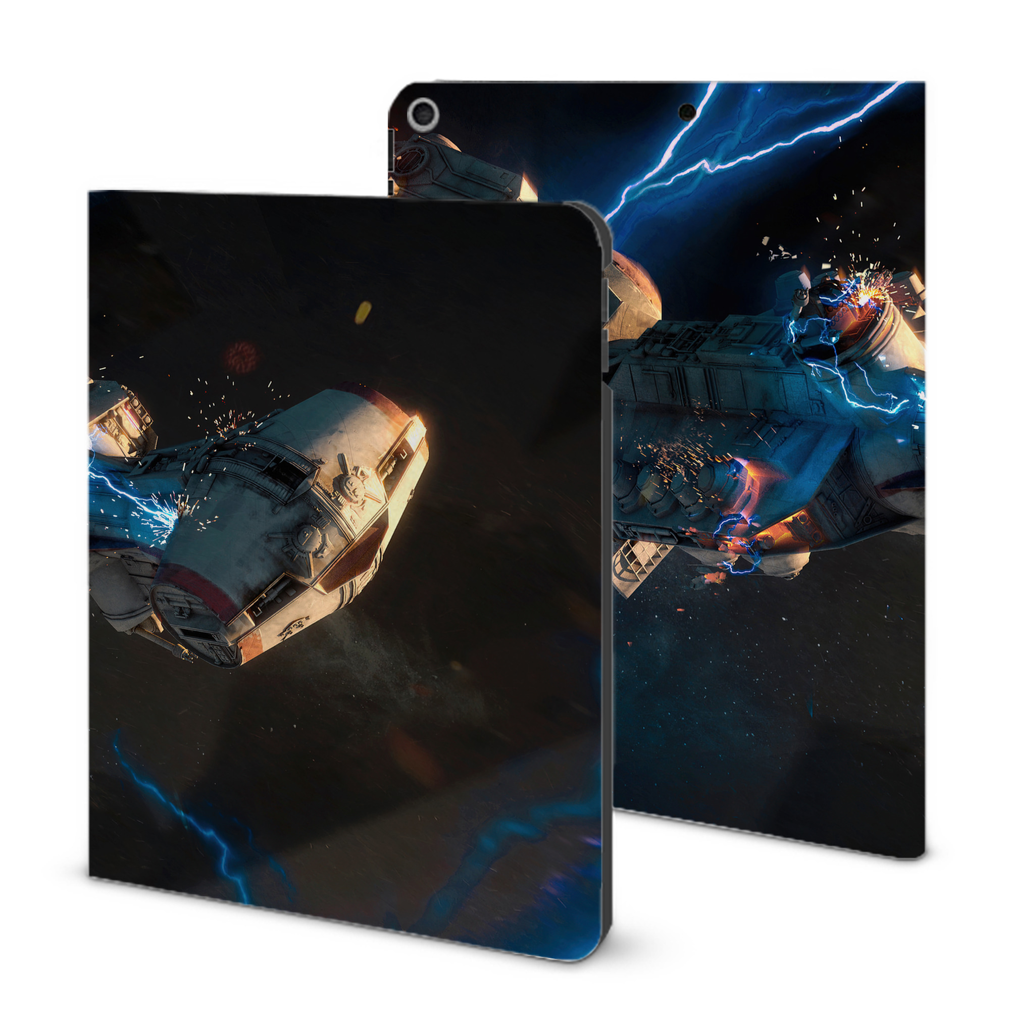 （画像用） スター・ウォーズ Star Wars IPad ケース ブック型 PUレザー TPU 耐衝撃 軽量 薄型 ペン収納なし 全面保護 IPad 各モデル対応